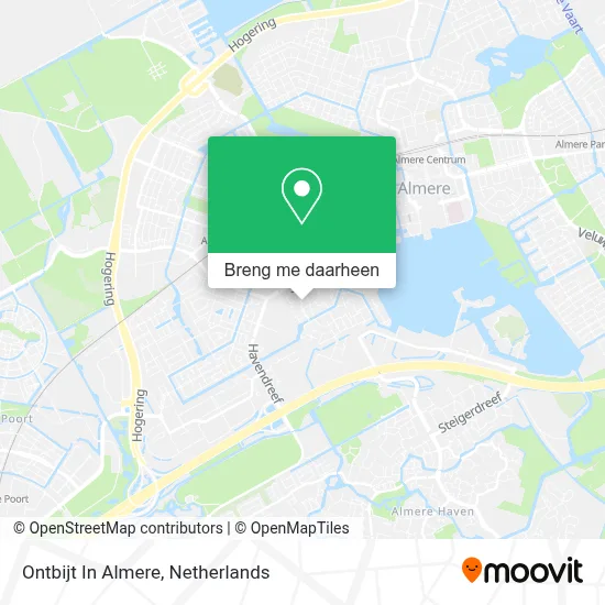 Ontbijt In Almere kaart