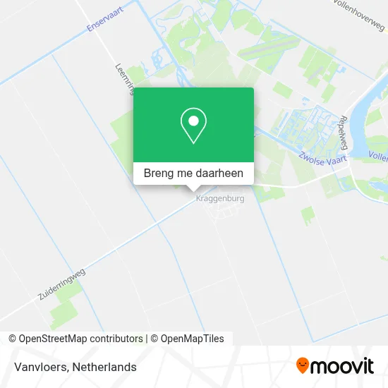 Vanvloers kaart