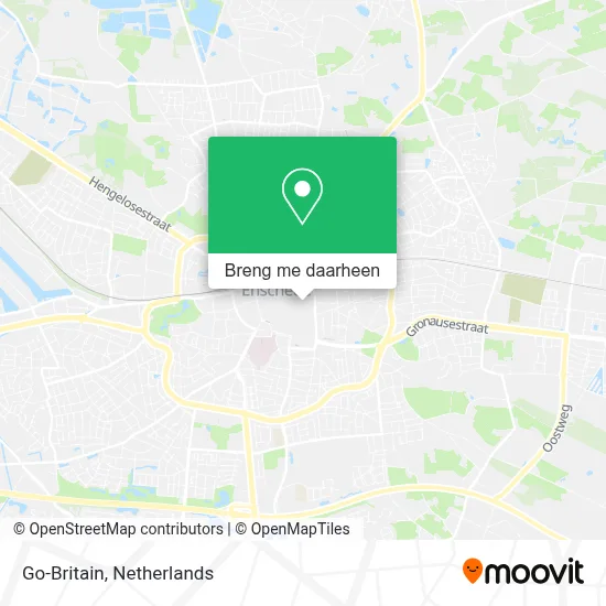 Go-Britain kaart