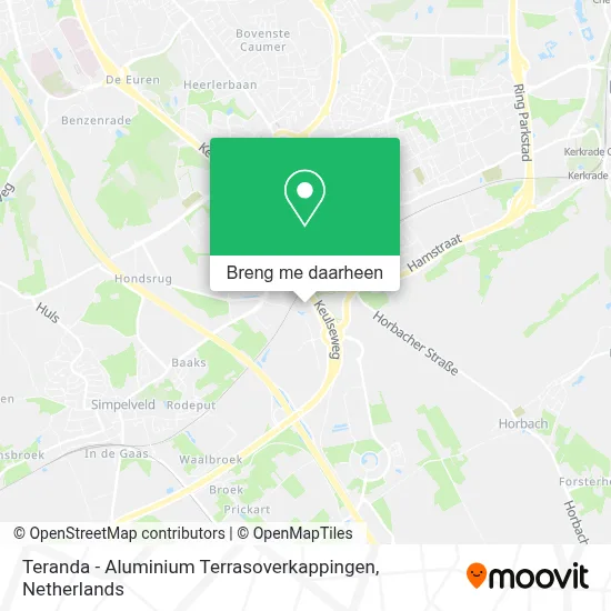 Teranda - Aluminium Terrasoverkappingen kaart