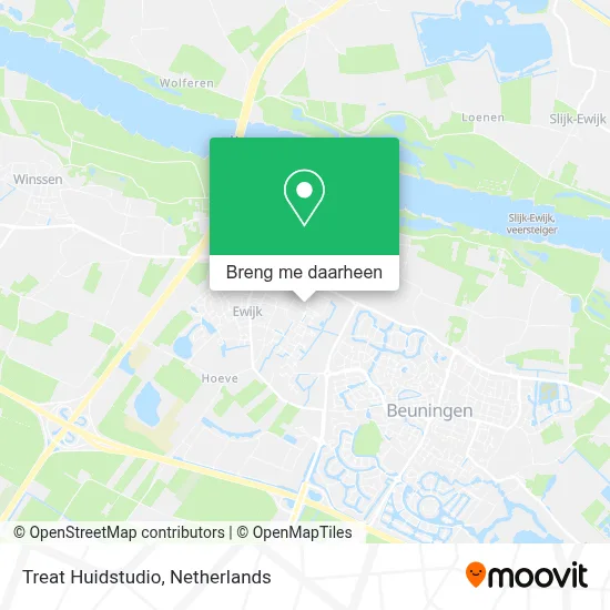 Treat Huidstudio kaart