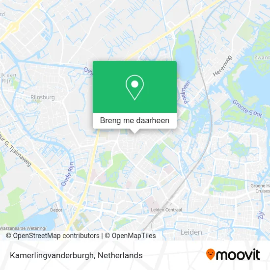Kamerlingvanderburgh kaart
