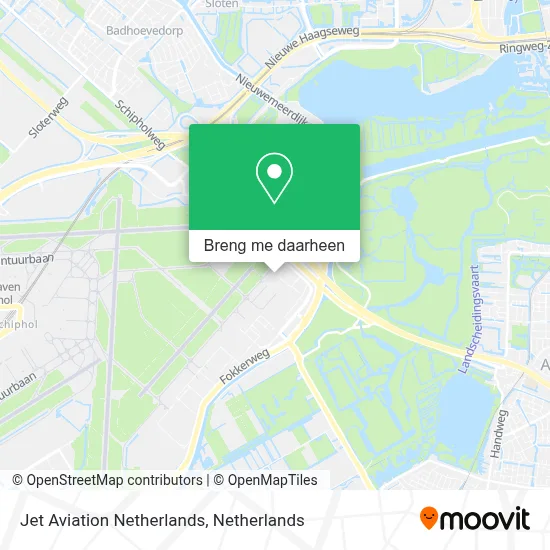 Jet Aviation Netherlands kaart
