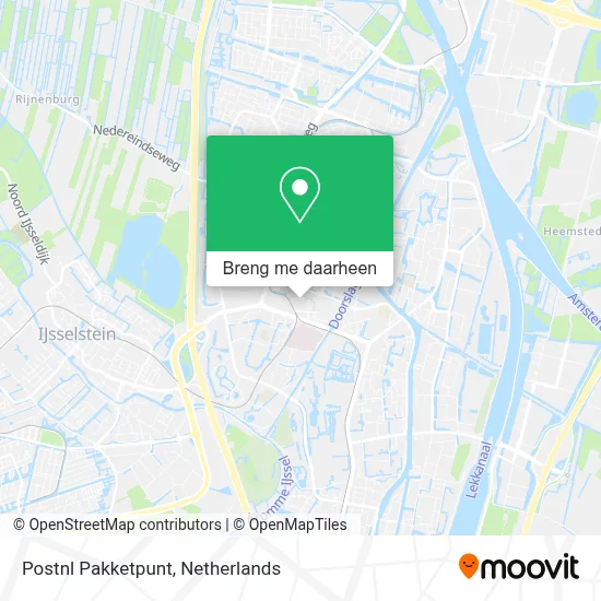 Postnl Pakketpunt kaart