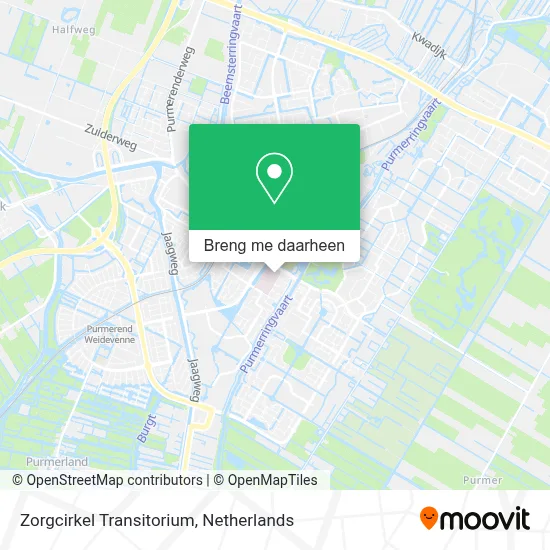 Zorgcirkel Transitorium kaart
