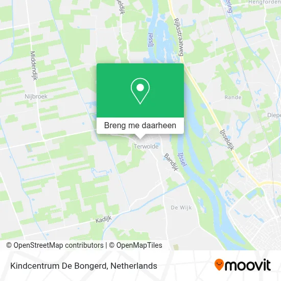 Kindcentrum De Bongerd kaart