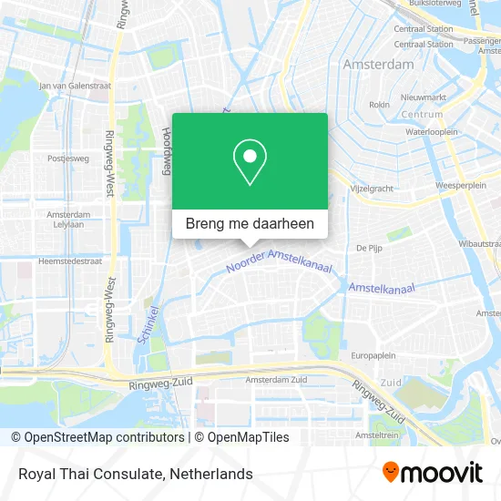 Royal Thai Consulate kaart