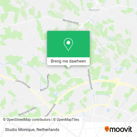 Studio Monique kaart