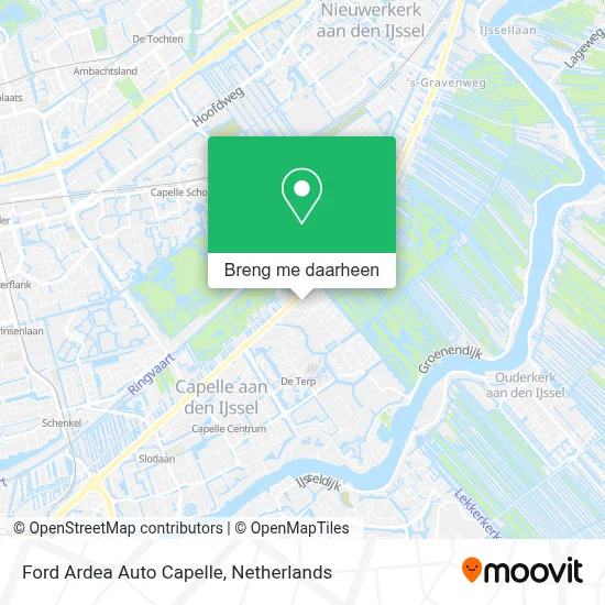 Ford Ardea Auto Capelle kaart