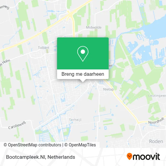 Bootcampleek.Nl kaart