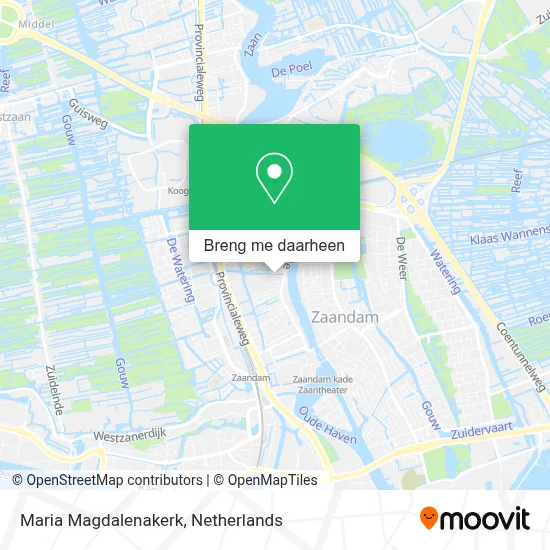 Maria Magdalenakerk kaart