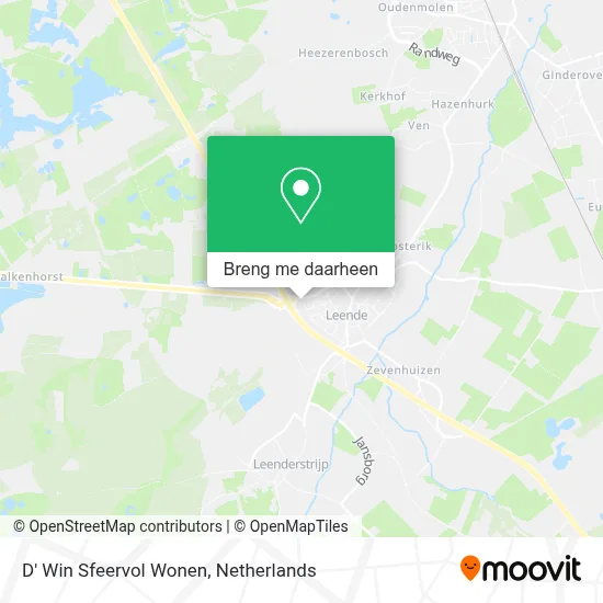D' Win Sfeervol Wonen kaart