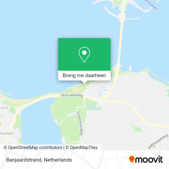 Banjaardstrand kaart