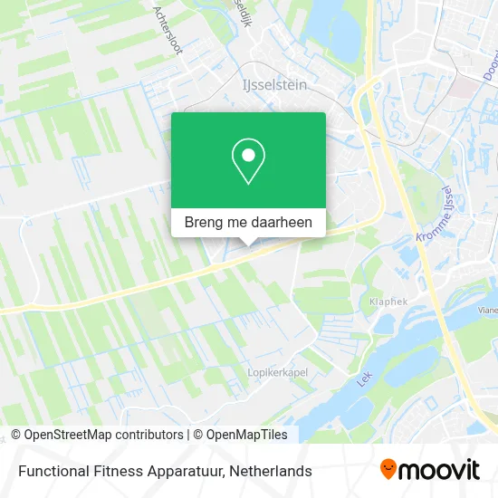 Functional Fitness Apparatuur kaart