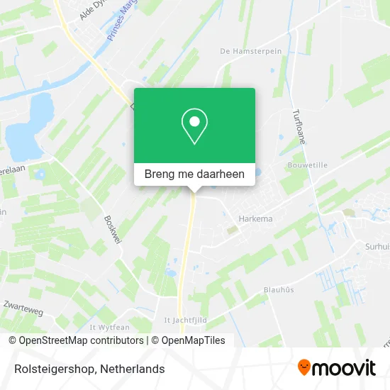 Rolsteigershop kaart