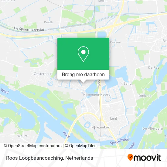 Roos Loopbaancoaching kaart