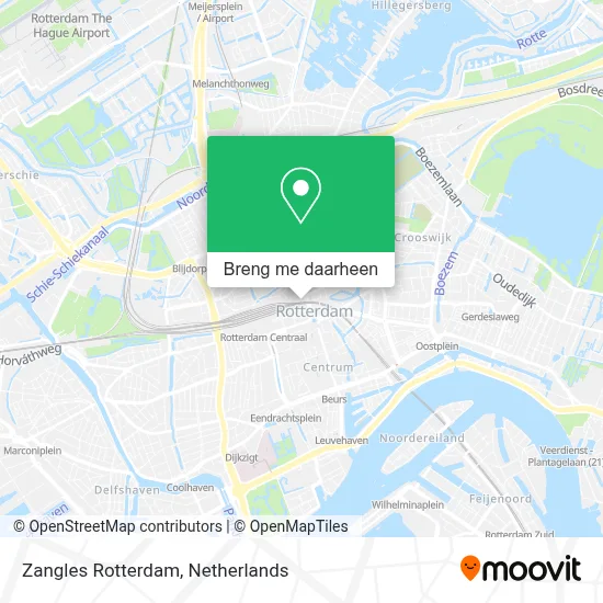 Zangles Rotterdam kaart