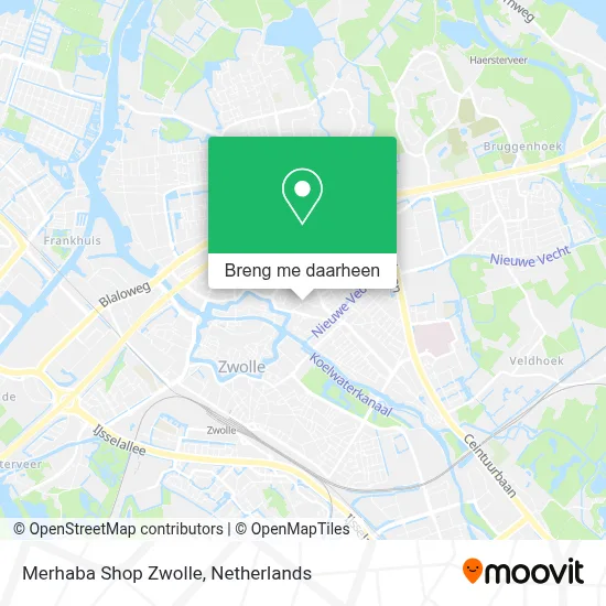 Merhaba Shop Zwolle kaart