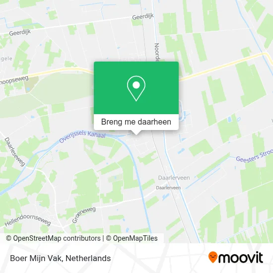 Boer Mijn Vak kaart