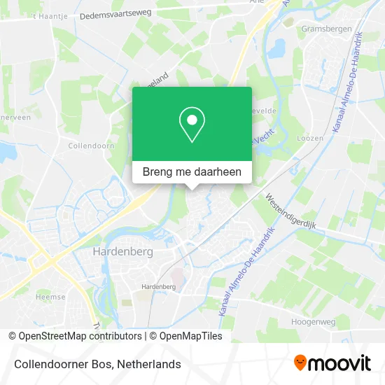 Collendoorner Bos kaart