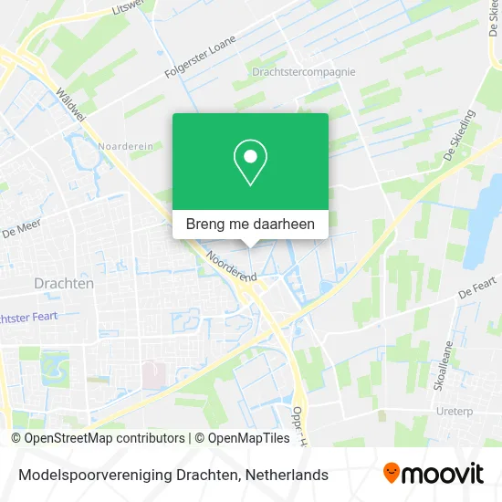 Modelspoorvereniging Drachten kaart