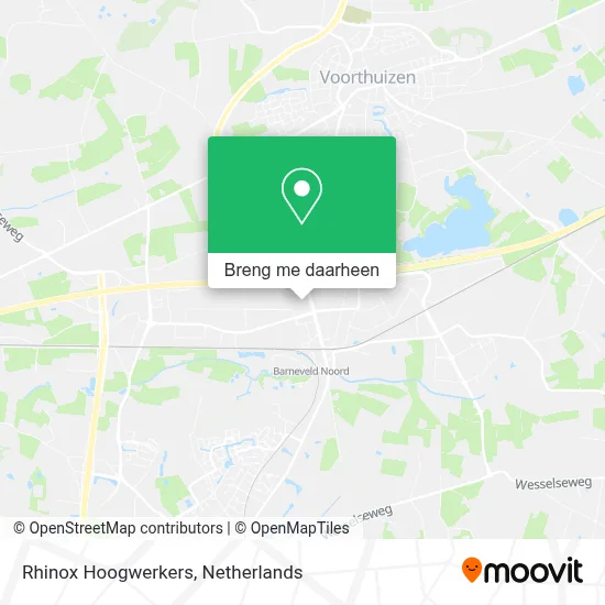 Rhinox Hoogwerkers kaart