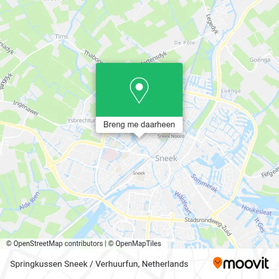 Springkussen Sneek / Verhuurfun kaart
