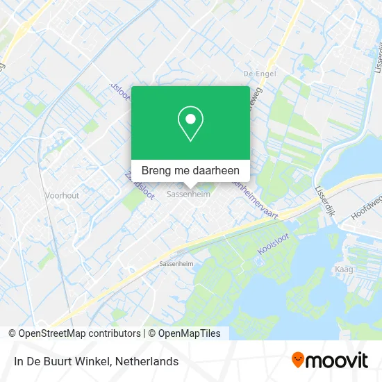 In De Buurt Winkel kaart