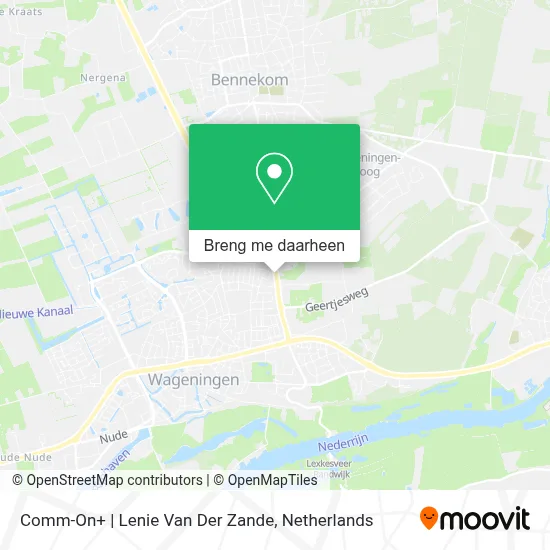 Comm-On+ | Lenie Van Der Zande kaart