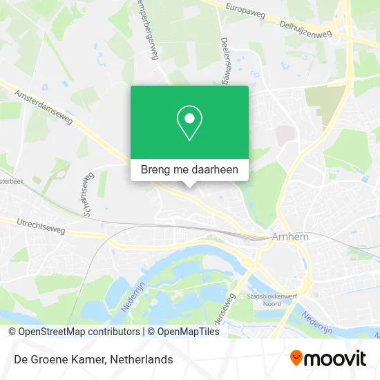 De Groene Kamer kaart