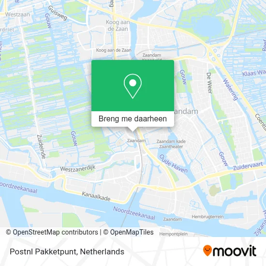 Postnl Pakketpunt kaart