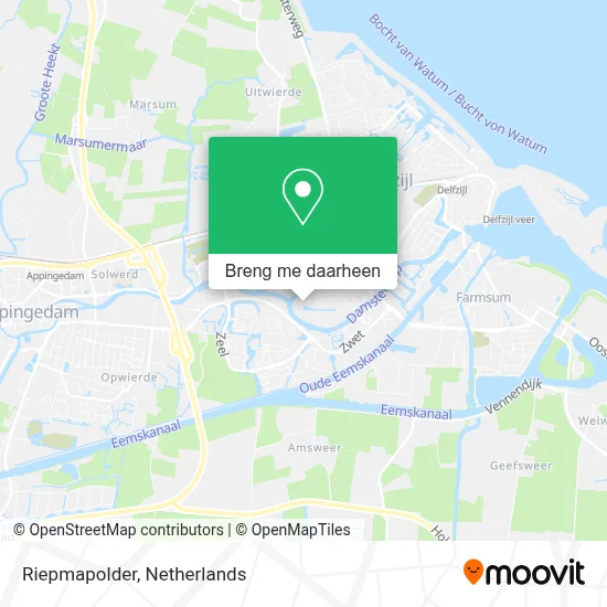 Riepmapolder kaart