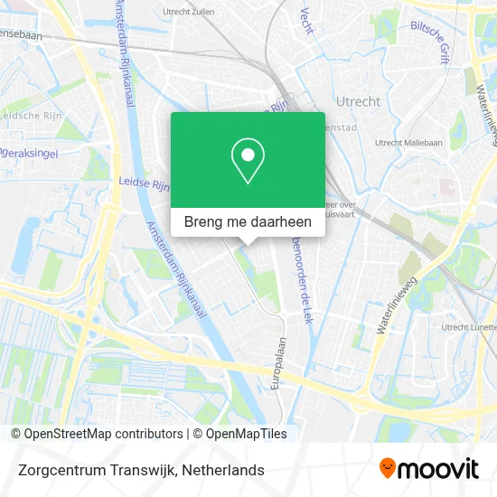 Zorgcentrum Transwijk kaart