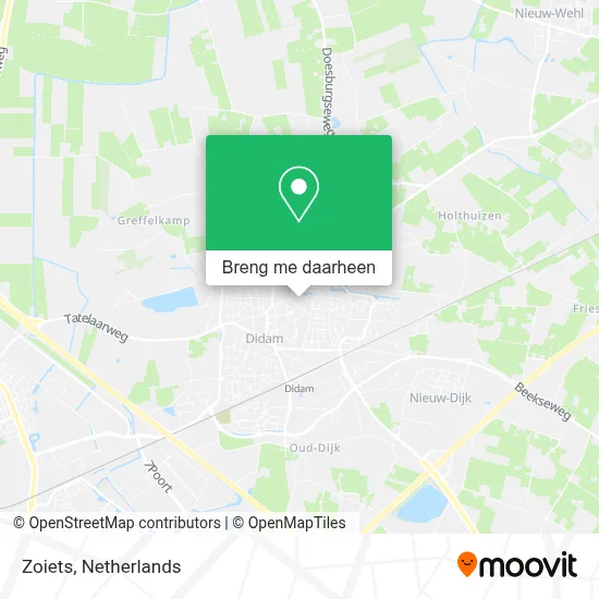 Zoiets kaart