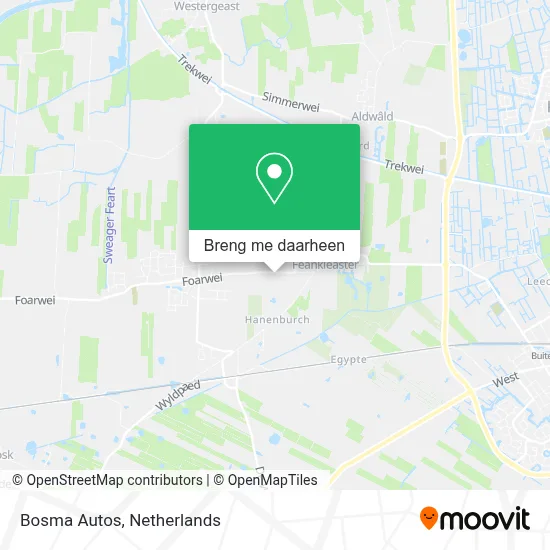 Bosma Autos kaart