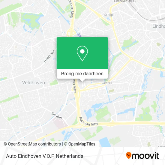 Auto Eindhoven V.O.F kaart