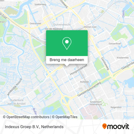 Indexus Groep B.V. kaart