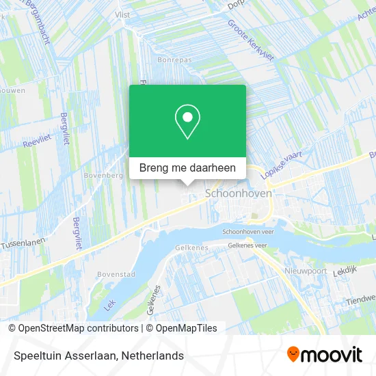 Speeltuin Asserlaan kaart