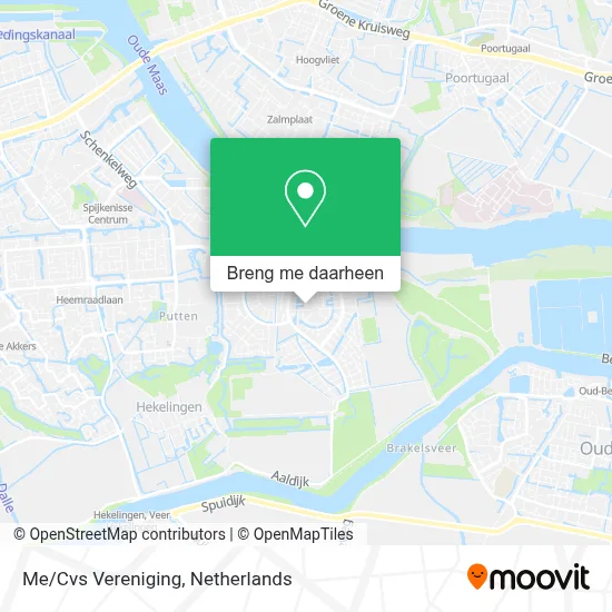 Me/Cvs Vereniging kaart