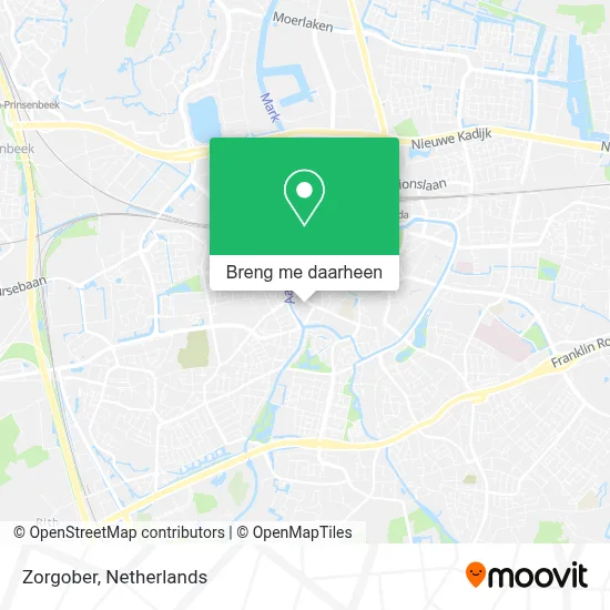 Zorgober kaart