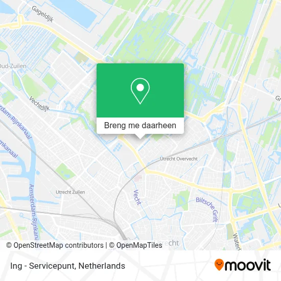 Ing - Servicepunt kaart
