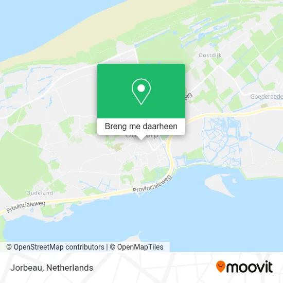 Jorbeau kaart