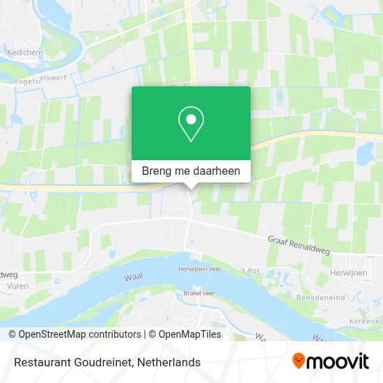 Restaurant Goudreinet kaart