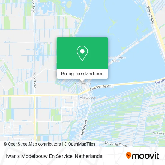 Iwan's Modelbouw En Service kaart