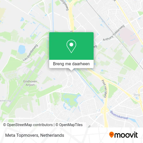 Meta Topmovers kaart