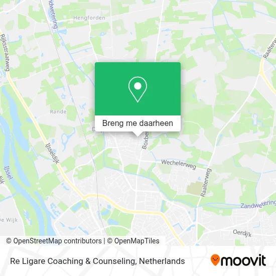 Re Ligare Coaching & Counseling kaart