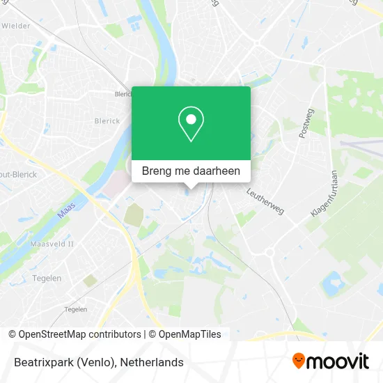Beatrixpark (Venlo) kaart