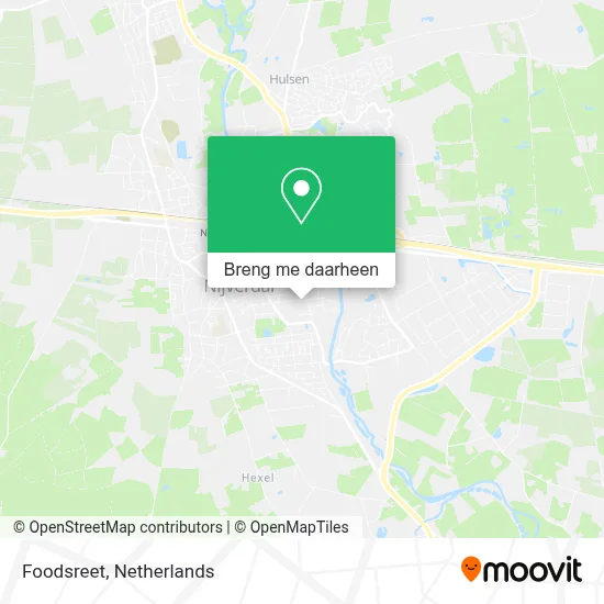 Foodsreet kaart