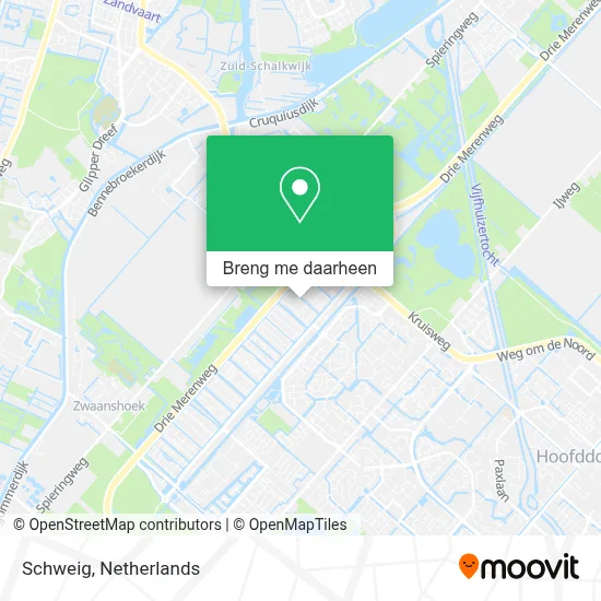 Schweig kaart