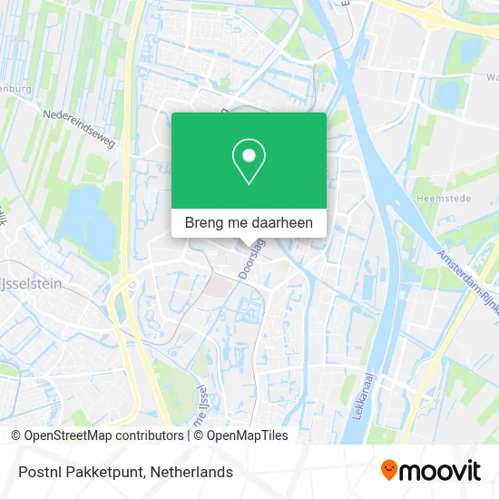 Postnl Pakketpunt kaart